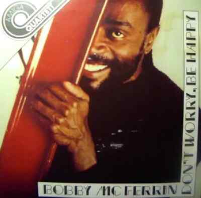Bobby McFerrin Dont Worry, Be Happy Vinyl Single 7inch NEAR MINT Amiga