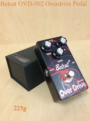 Belcat OVD-502 Over Drive Effects Pedal,Black- 225g, 110mm(L)* 62mm(W)* 50mm(H)