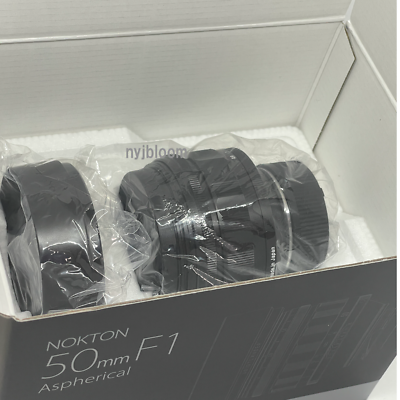 Buy Voigtländer NOKTON 50mm f/1 VM Mount Lens - Black online | eBay