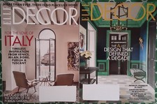 2020 Elle Decor Magazine May  Summer 2 issues  labels covered 