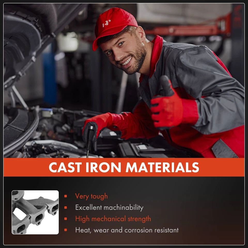 Left or Right Exhaust Manifold w/ Gasket Kit for Chevrolet B60 GMC B6000 C5000 - Image 4 of 4