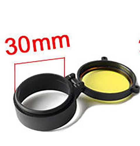 Rifle Scope Quick Spring Protection Lens Cover Flip Up Cap Objective Lense Lid - Picture 10 of 38
