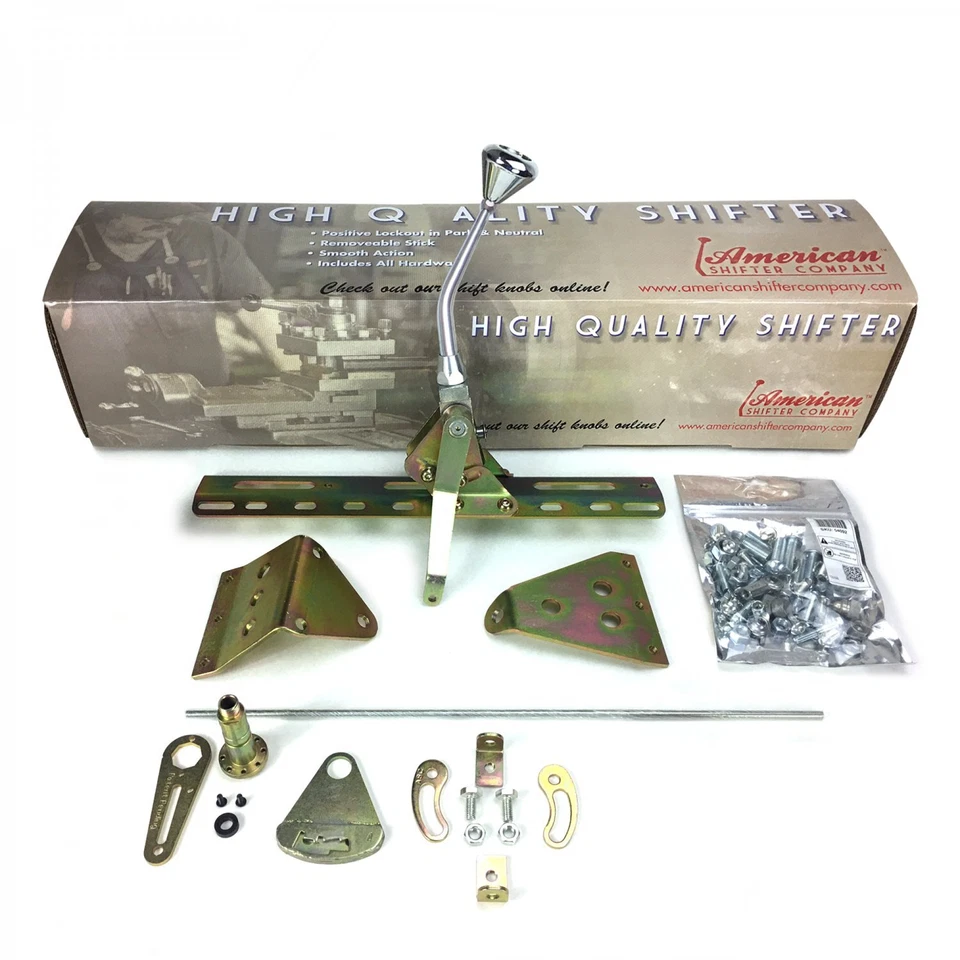 Комплект переключателей передач Ford AOD 8 дюймов рычаг с американским переключателем передач Delux Knob - Изображение 2 из 4