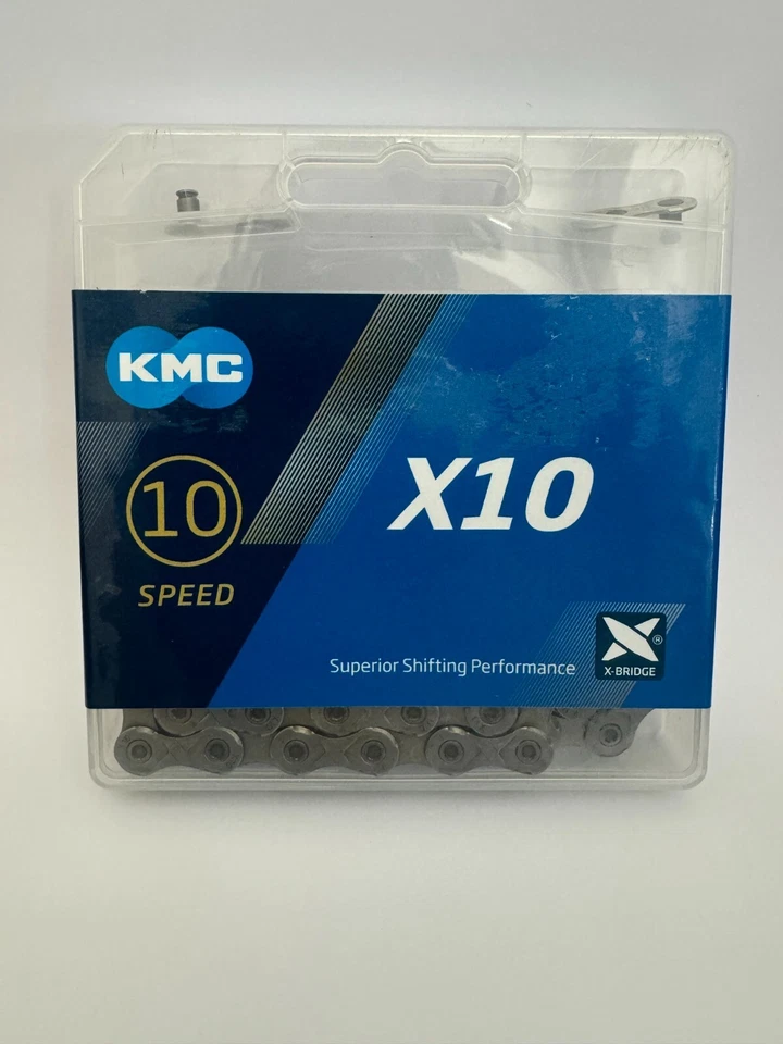 KMC X10 Kette - Silber/Grau, 10-fach, Fahrradkette
