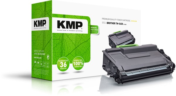Kmp B-T103 Schwarz Tonerkartusche Ersetzt Brother TN-3430-image