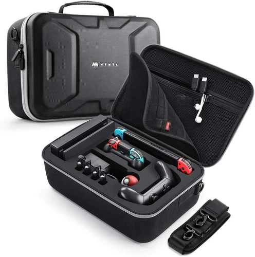 Mumba For Nintendo Switch Carrying Case Large Capacity Hard Travel Friendly Bag