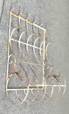 305254 orig antikes aufwendiges  BAUCH-FENSTERGITTER  85 x 140 cm  DENKMAL