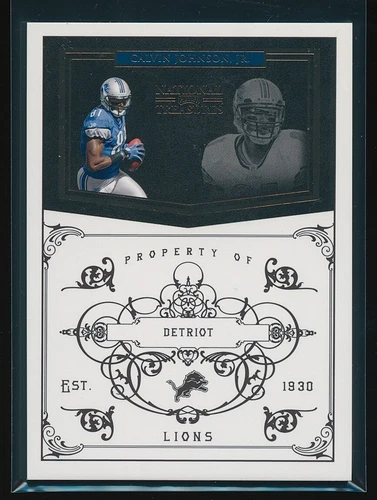 Calvin Johnson 2010 National Treasures 19/99