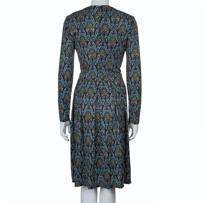 Abito Lulu Tory Burch Marrone Stampa XS