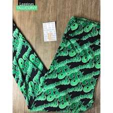 LuLaRoe Leggings Magically You St. Patrick  s Day TC Tall Curvy Shamrock