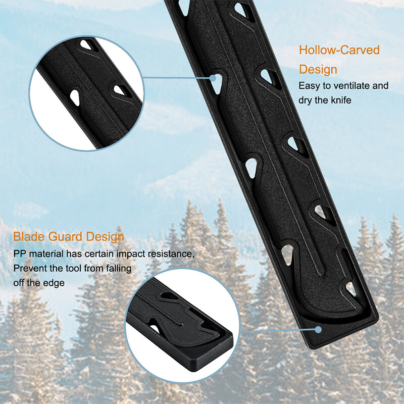 Bread Knife Black Plastic Knife Cover Knife Sheath Edge Guards Case