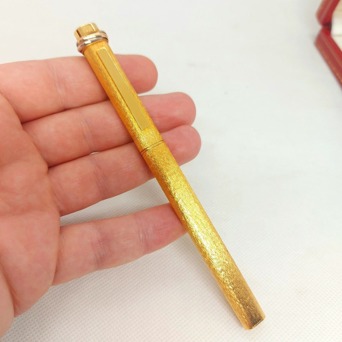 Mint Les Must de Cartier Trinity Stylo Ballpoint Pen & Lighter Set