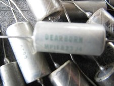 PAIR DEARBORN 0.15 uf 200V NOS Low ESR PAIR VITAMIN Q TYPE PIO CAPACITOR