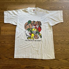 Vintage 90s Edmonton Eskimos GIZMO WILLIAMS autograph CFL Football Shirt Sz L