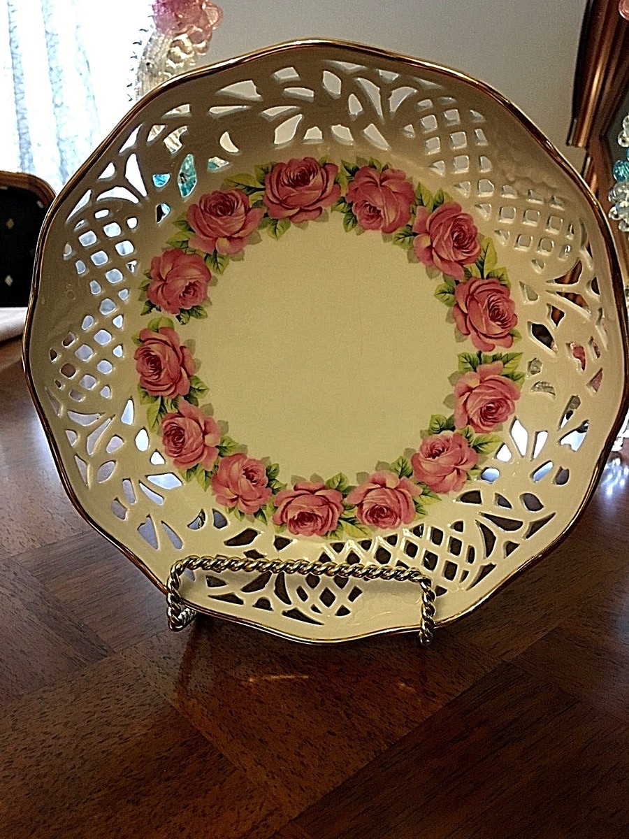 Beautiful Vintage Germany Bavaria Schumann Arzberg Porcelain Plate