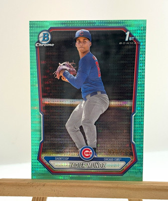 Topps 2026 Bowman Chrome 1st Bowman Yadier Muñoz Cubs #BCP-219 058/125