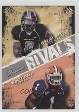 2009 Bowman Draft Picks Rivals Silver 15/50 Jeremy Maclin Vontae Davis #R1 0v0