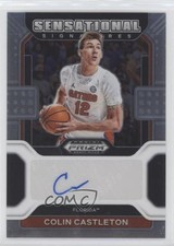 2022-23 Panini Prizm Draft Picks Sensational Signatures Colin Castleton Auto 6l7