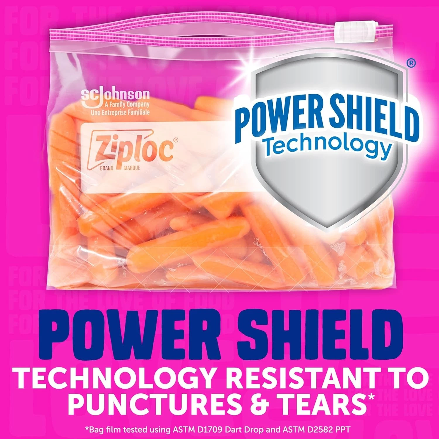 Ziploc Gallon Food Storage Slider Bags with Power Shield Technology for Extra Durability, 68 Count - Thumbnail 3