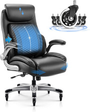 Ergonomic High Back Executive Chair with Lumbar Support  Adjustable Features -
