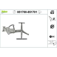 Valeo 851701 Fensterheber FüR Opel Corsa C X01