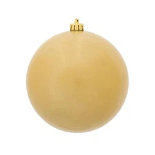 Vickerman N591538DCV Champagne Candy UV Drilled Ball Ornament  6 in. - 4 per Bag