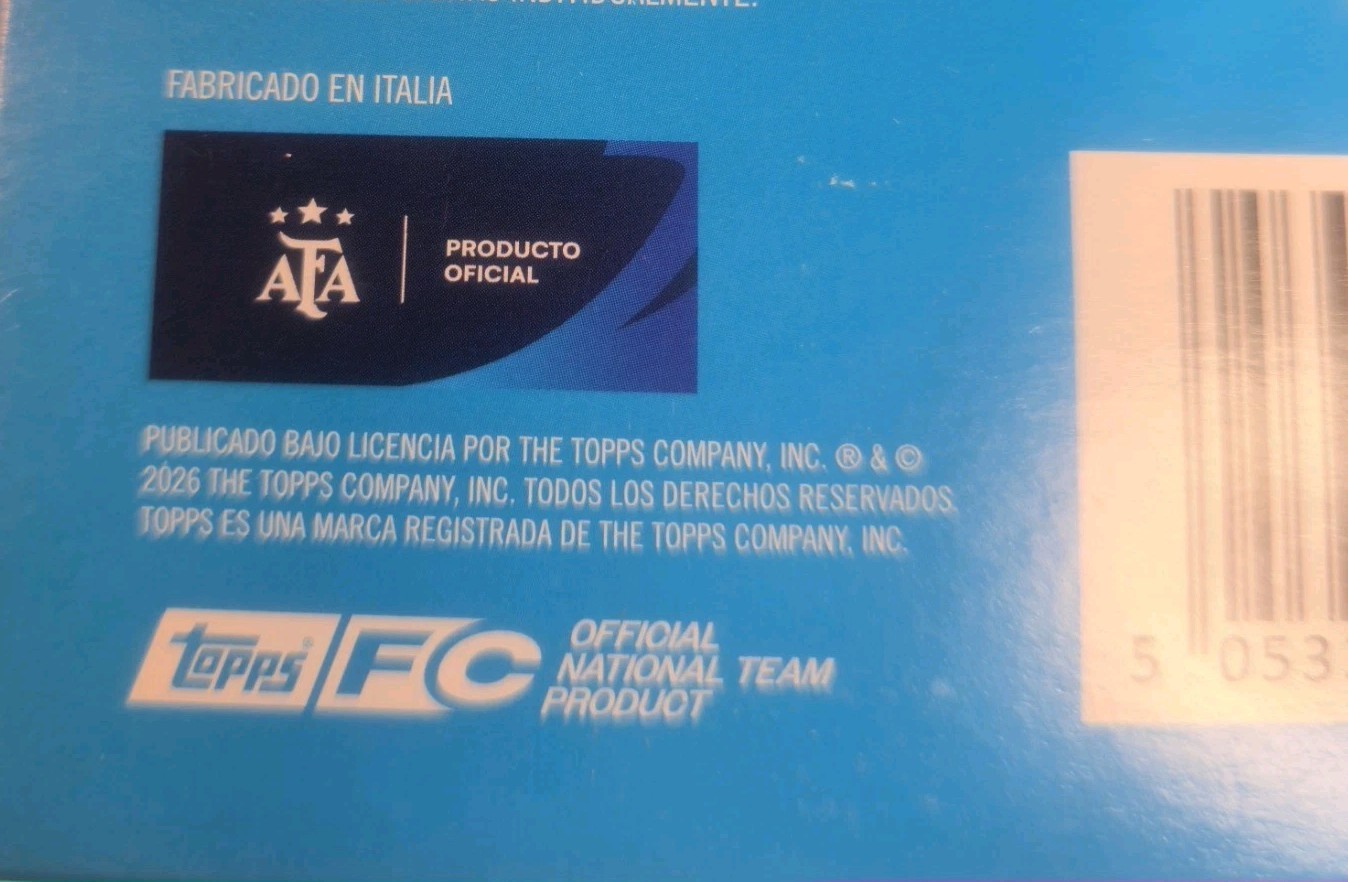 2026 Topps AFA Argentina Collector Tin Factory Sealed 2 Parallels MESSI RETIRED view 14