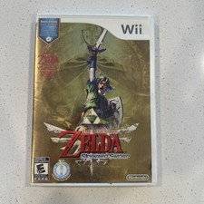 Legend of Zelda Skyward Sword - Nintendo Wii with Music CD all inserts CLEAN CIB