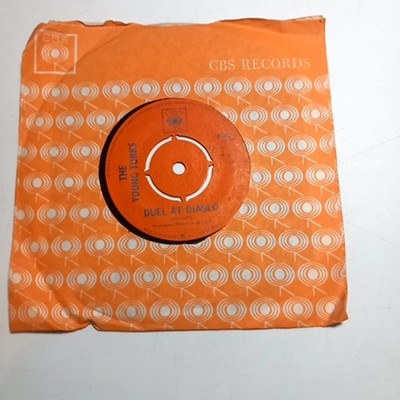 The Young Turks Duel At Diablo 1966 7 Inch CBS Records Vinyl