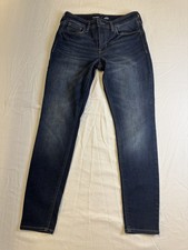 Old Navy Women  s dark blue Jeans Rockstar Super Skinny Size 8 Mid Rise