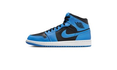 Air Jordan 1 Mid University Blue-Black-White EU 38