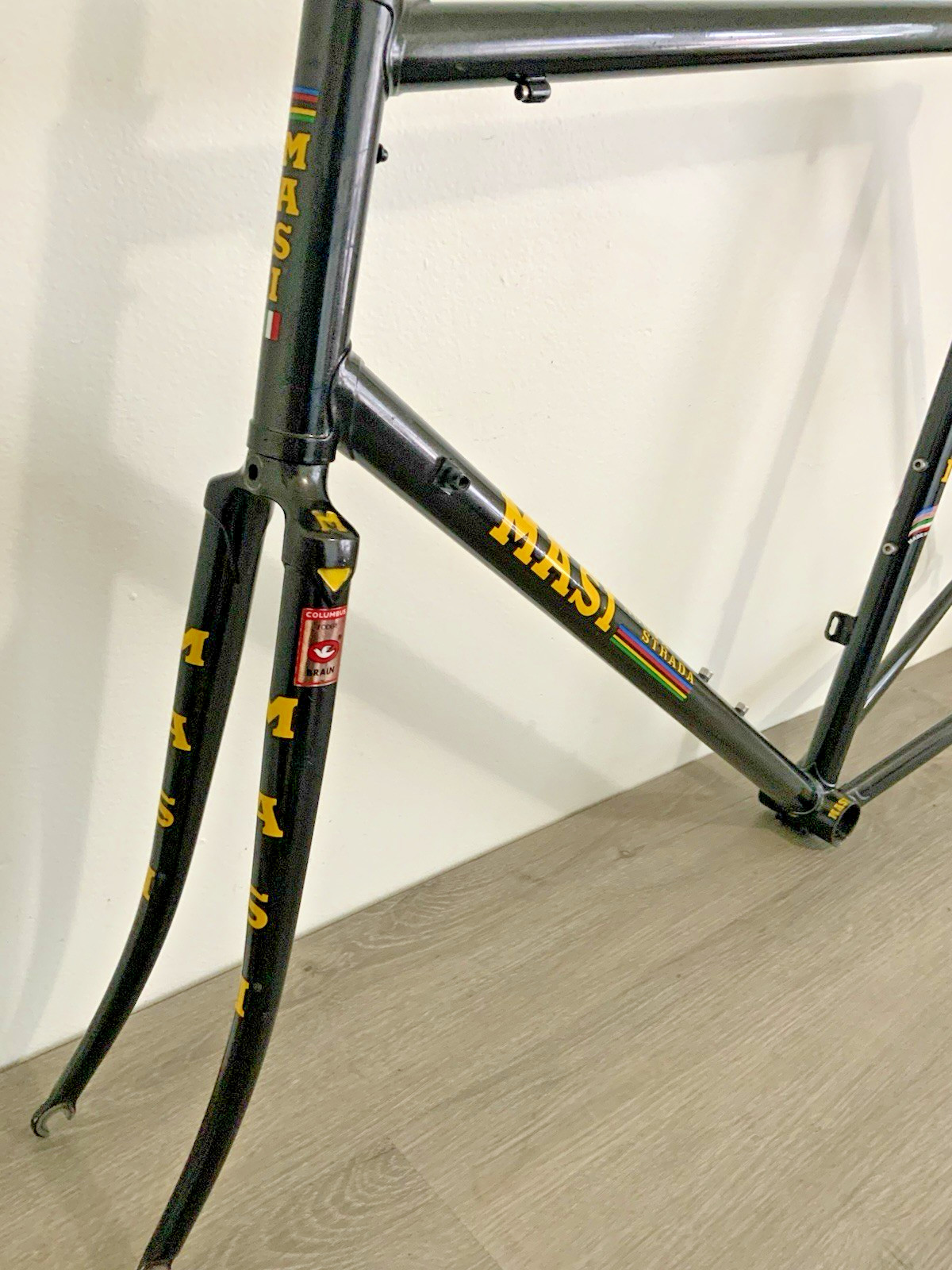 MASI NUOVO STRADA FRAME AND FORK  58 CM COLUMBUS TUBING 2.8 KGS 130 SPACING