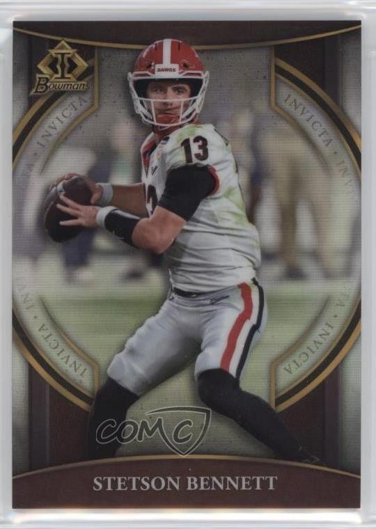 2022 Bowman U Chrome Invicta Stetson Bennett IV #BI-17 1c9a