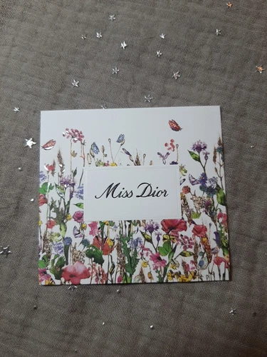 Carte Parfumée Perfume Card . C. Dior Miss dior