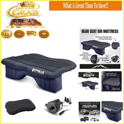 Airbedz Rear Seat Inflatable Air Mattress for Jeep SUV Truck Black 55''