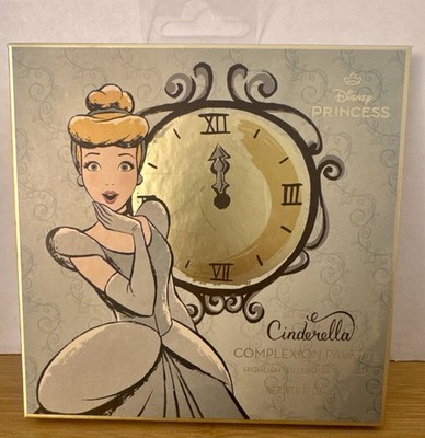 Disney Princess Cinderella Face Palette Blush Bronzer Highlighter Makeup Set