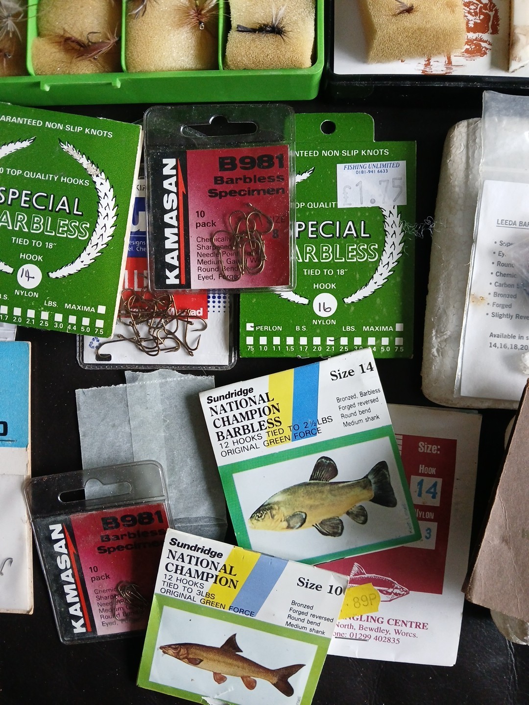 Job Lot Fishing Accessories Salmon Flies Hooks Lines Etc - Image 6