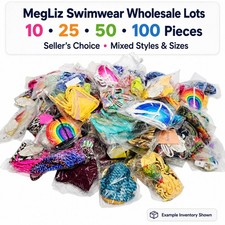 MegLiz Swimwear Wholesale Lot 10-100 Pc NWT Bikini One Piece Reseller