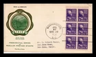 Dr Jim Stamps 3c Thomas Jefferson Scott 851 Coil First Day Cover Rice Cachet