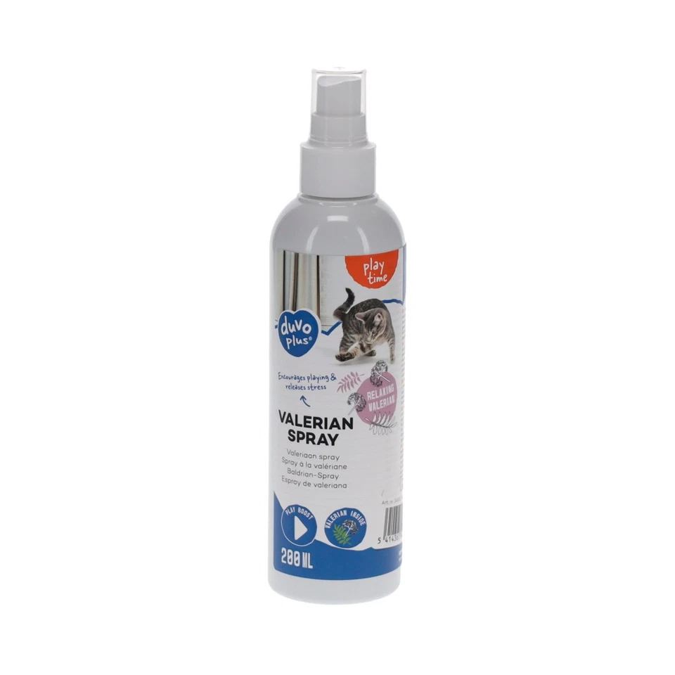 DUVO+ Duvoplus Katze Baldrian Spray Valerian Spray 200ml fördert Wohlbefinden