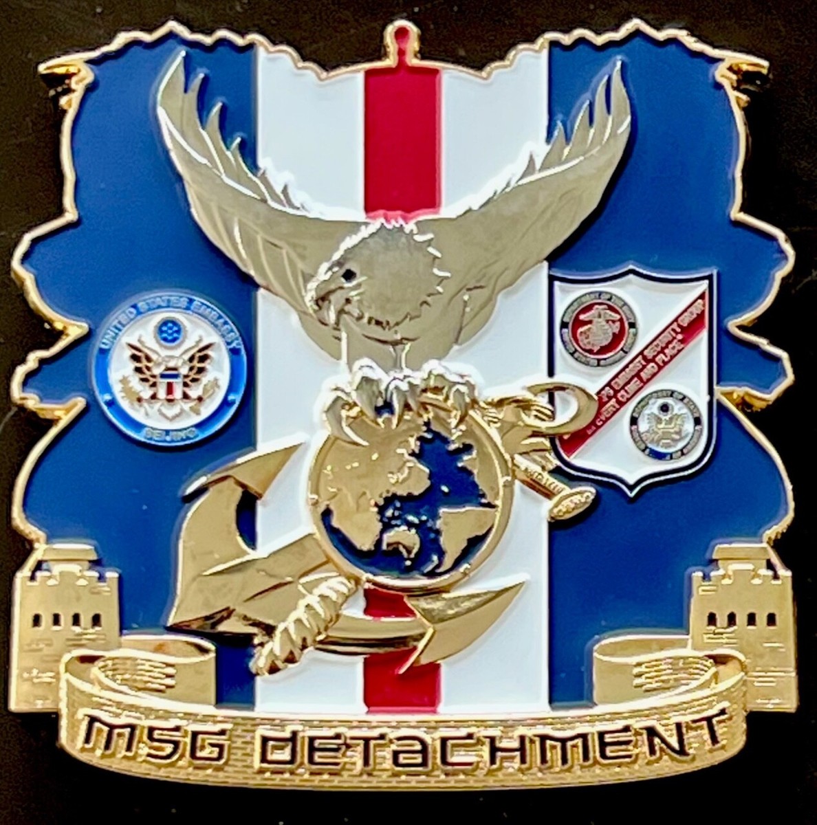 USMC MSG Det Marine Security Guard Detachment Beijing, China