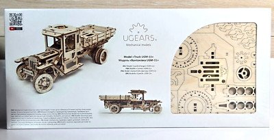 UGEARS Model Truck UGM-11 Kit | 3D Wooden Puzzle | DIY Mechanical Model - NEW