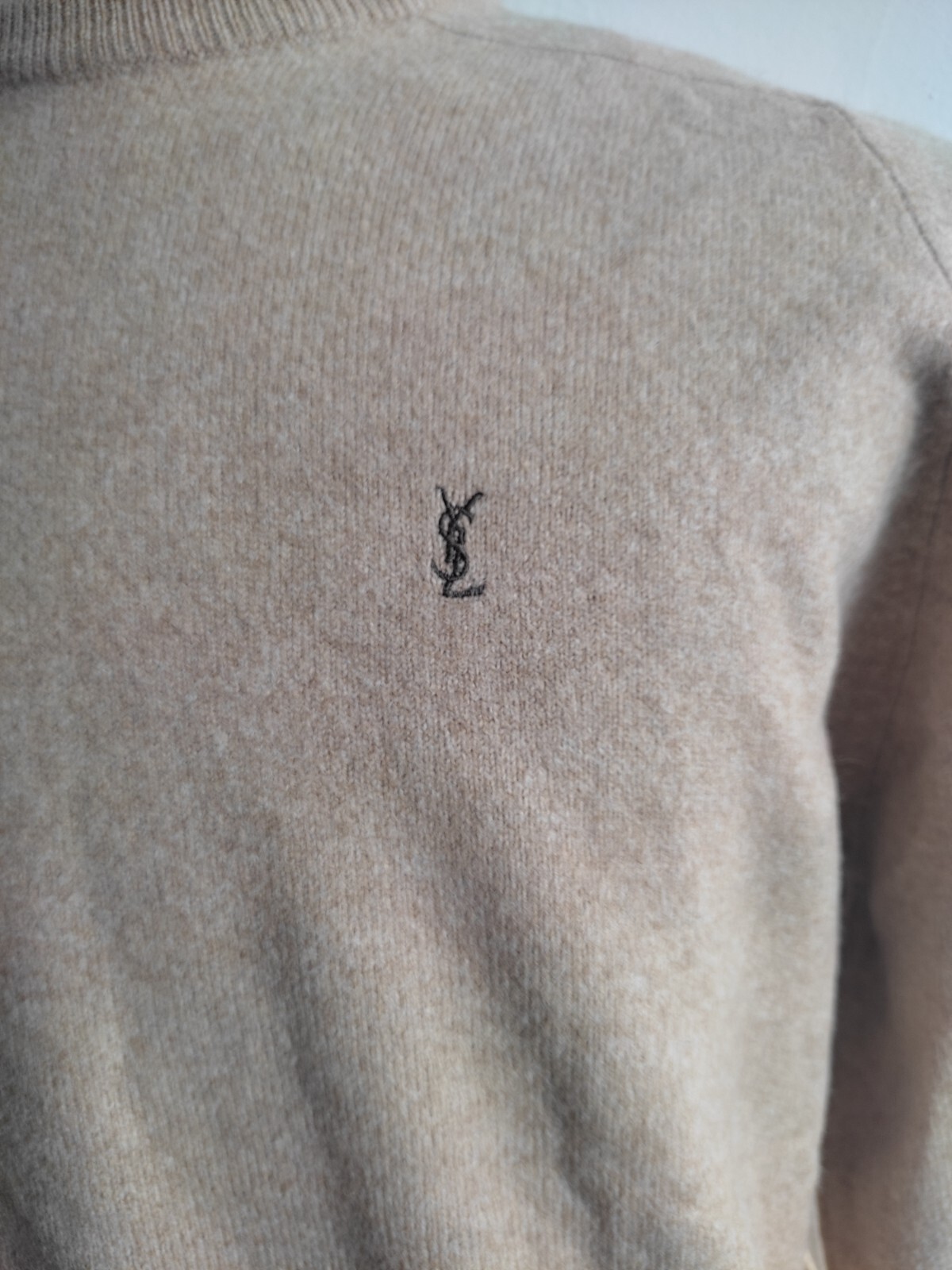 Maglia Yves Saint Laurent Uomo Lana di Agnello XL Girocollo Lusso Designer