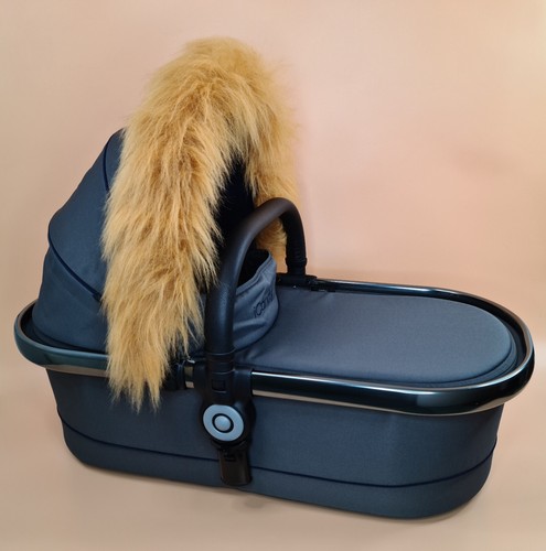 Fluffy Faux Fur Hood Trim Pram Accessories Baby Newborn Decorate 30 Colours - Picture 29 of 36