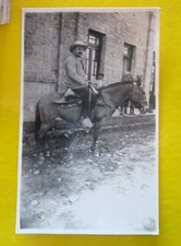 Argentyna Mendoza 1931 Niewyjechana pocztówka - Gaucho na koniu