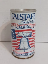Falstaff Salutes 1776 1976 Bi-centennial Beer Vintage 12 oz Pull Tab Can