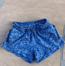 Athleta Girl All Play 3" Athletic Shorts Blue Girls Size XS Sz 6