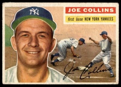 1956 Topps Joe Collins Yankees #21 *Noles2148* | eBay