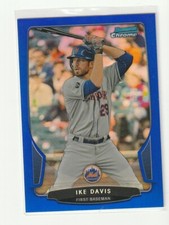 Ike Davis  2013 BOWMAN CHROME Blue REFRACTOR  /250  #32 Mets