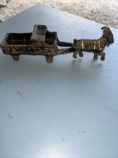 Vintage Cast Iron EXPRESS Wagon And Goat